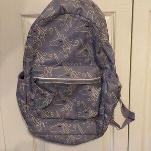 Hanna Andersson Lavender Unicorn Backpack